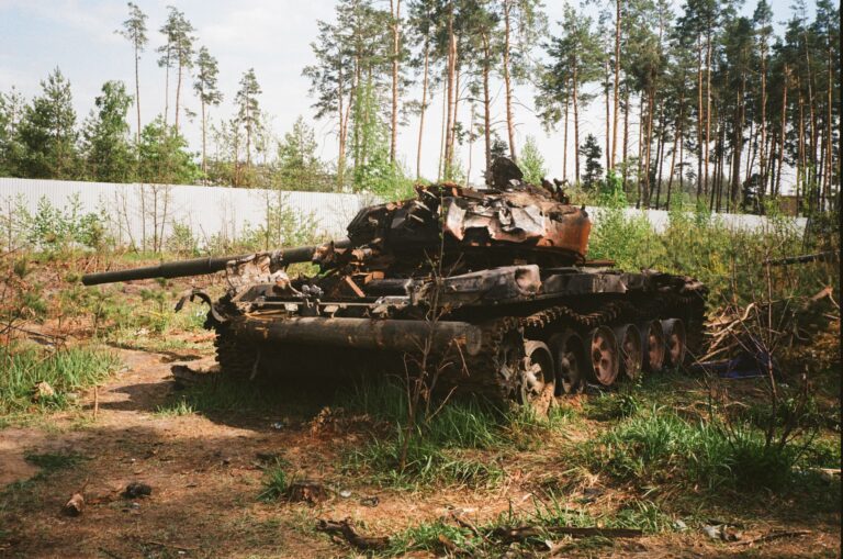 Burned tanks, poisoned ground: what a wrecked armored vehicle leaves in the soil